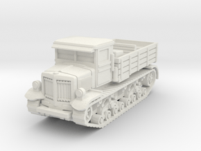 Voroshilovets tractor 1/76 in White Natural Versatile Plastic