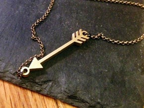 Arrow in Natural Brass