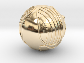 Golden Snitch (Solid Metal) in 14k Gold Plated Brass