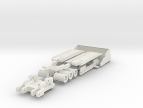 2+3-Achs Tieflader Zubehör / low bed trailer  in White Natural Versatile Plastic