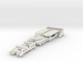 4-Achs Tieflader Zubehör / low bed trailer attachm in White Natural Versatile Plastic