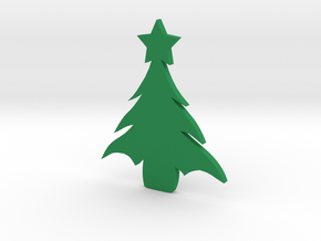 a little xmas tree in Green Processed Versatile Plastic