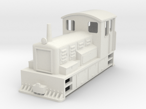 OO9 tramway drewry in White Natural Versatile Plastic