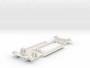Chassis for Carrera Mustang 350GT in White Natural Versatile Plastic
