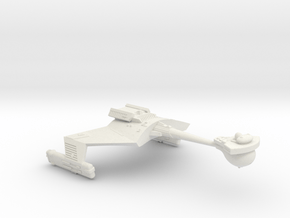 3125 Scale Klingon D7W Heavy Command Cruiser  in White Natural Versatile Plastic