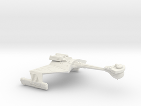 3788 Scale Klingon D7WK Heavy Command Cruiser  in White Natural Versatile Plastic