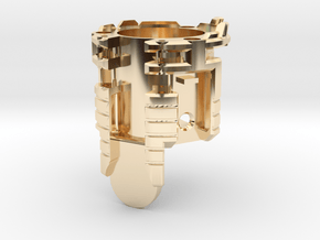 Graflex GMM Blade Holder - Main Holder in 14k Gold Plated Brass