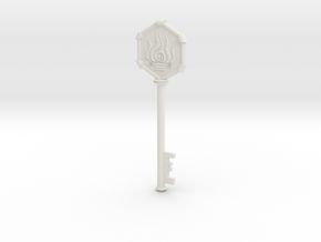Resident Evil 0 Fire Key in White Natural Versatile Plastic