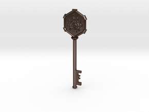 Resident Evil 0 Fire Key in Polished Bronze Steel