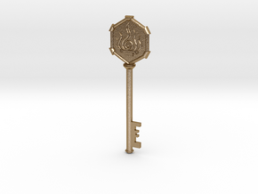 Resident Evil 0 Fire Key in Polished Gold Steel