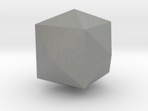 Tetrakis Hexahedron - 1 Inch - Rounded V1 in Gray PA12