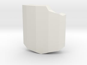 shield in White Natural Versatile Plastic