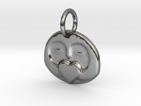 Penguin Mu in Polished Silver: Extra Small