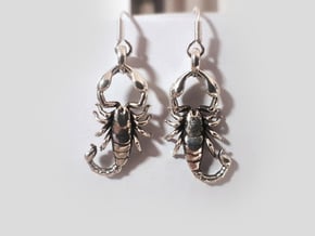 SCORPIO earrings in Antique Silver