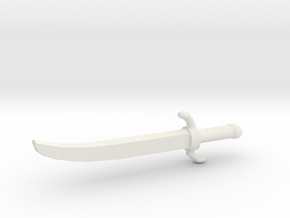 Sword in White Natural Versatile Plastic