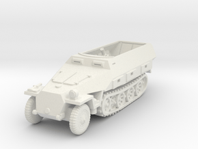 Sdkfz 251/2 D Mortar 1/120 in White Natural Versatile Plastic