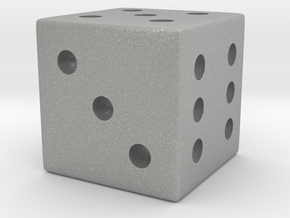 Customizable Loaded/Weighted/Rigged Die/Dice in Aluminum: Small