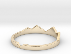 mountain valleys in 14k Gold Plated Brass