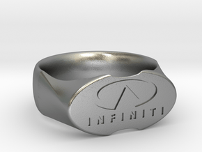 Infinity Ring  in Natural Silver