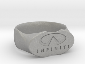 Infinity Ring  in Aluminum