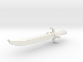 Sword in White Natural Versatile Plastic