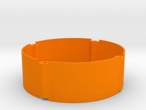 Mini wheel spacer with no holes 20mm in Orange Processed Versatile Plastic