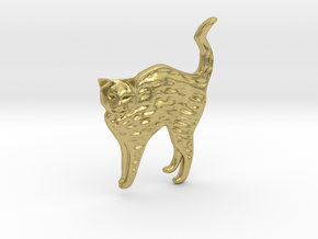 Bonnard's Cat in Natural Brass