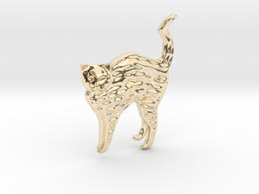 Bonnard's Cat in 14k Gold Plated Brass