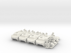 MG144-G01AD LGS Fennek AD Platoon in White Natural Versatile Plastic