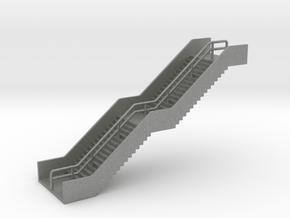 N Scale Station Stairs H40mm in Gray PA12