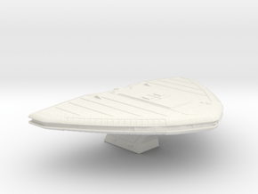 Starfleet Nebula Class weapons pod 1/1400 scale in White Natural Versatile Plastic