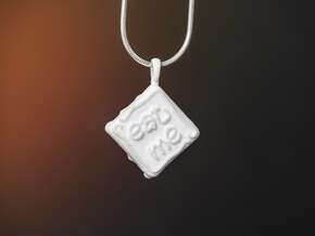 Eat Me Cake - Pendant in White Processed Versatile Plastic