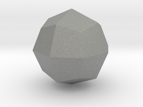 Deltoidal Icositetrahedron - 1 Inch - Rounded V1 in Gray PA12