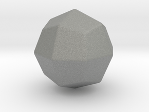 Deltoidal Icositetrahedron - 1 Inch - Rounded V2 in Gray PA12