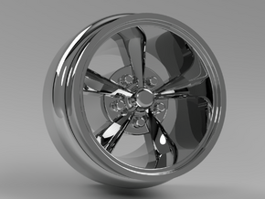 1/64 scale Gasser Cragar/Keystone wheels - 4 sets in Tan Fine Detail Plastic