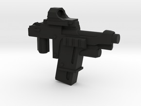 Automatic Handgun [5mm Transformer Weapon] in Black Premium Versatile Plastic