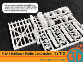 US Halftrack Detail Set 1/72 scale in Tan Fine Detail Plastic