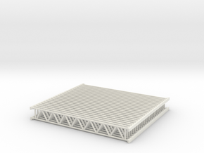 Lattice girder 01. 1:64 Scale  in White Natural Versatile Plastic