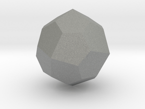 Pentagonal Icositetrahedron (dextro) - 1 Inch in Gray PA12