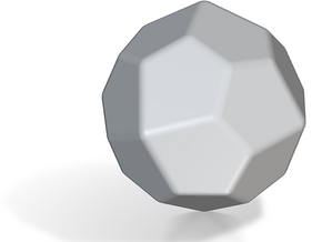 Pentagonal Icositetrahedron (Laevo) - 10mm-RoundV2 in Tan Fine Detail Plastic