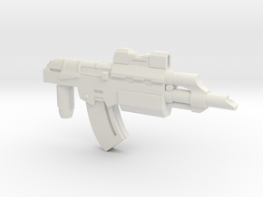Assault Rifle [5mm Transformer Weapon] in White Natural Versatile Plastic