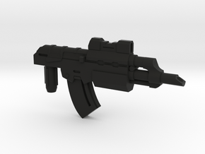 Assault Rifle [5mm Transformer Weapon] in Black Premium Versatile Plastic