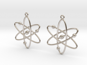 Atom Earring Set in Platinum
