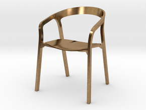 She Said Chair - 6cm tall in Natural Brass