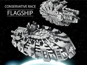 FLAGSHIP for Conservative Race in White Natural Versatile Plastic