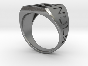 Nuls Ring in Natural Silver: 8 / 56.75