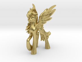 Rainbow Dash MLP (Au, Ag, Pt, Bronze, Brass) in Natural Brass