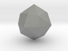 Disdyakis Dodecahedron - 1 Inch - Round V1 in Gray PA12