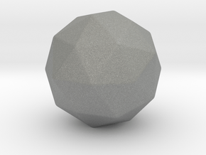 Pentakis Dodecahedron - 1 Inch - Round V2 in Gray PA12