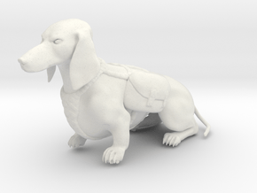 Pawn - Dogs Of War Chess Piece in White Natural Versatile Plastic